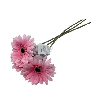 IKEA SMYCKA Artificial flower, Gerbera /pink, 19 ¾ " Set of (3)